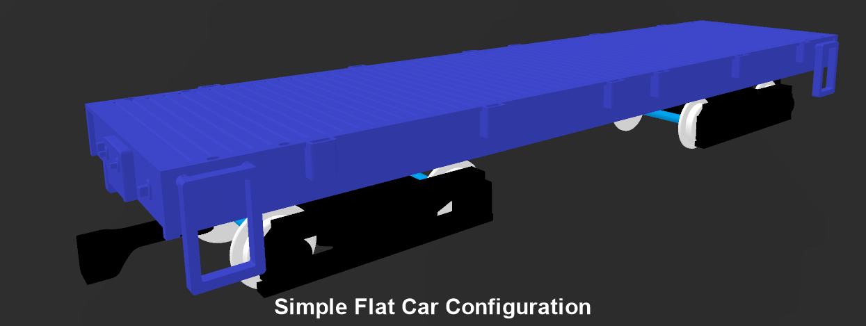 gondola flat car config